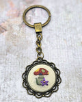 Brass keychain handmade