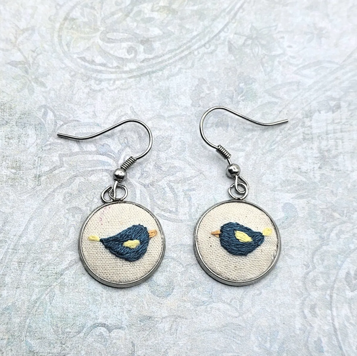 Little Bird Silver Earrings view 4