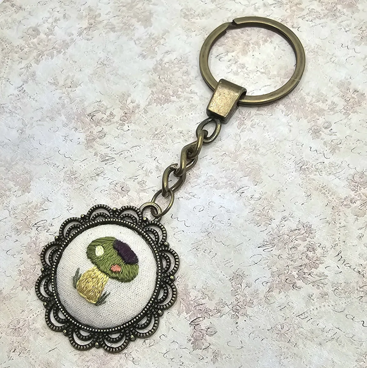 Mushroom Keychain view 1