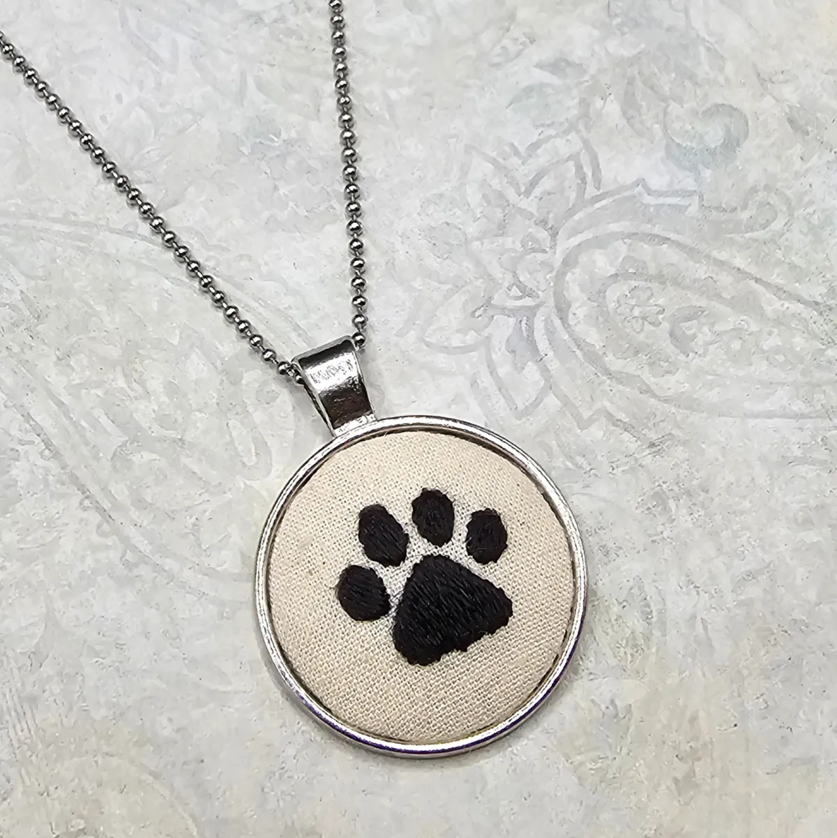 Paw Print Necklace view 5