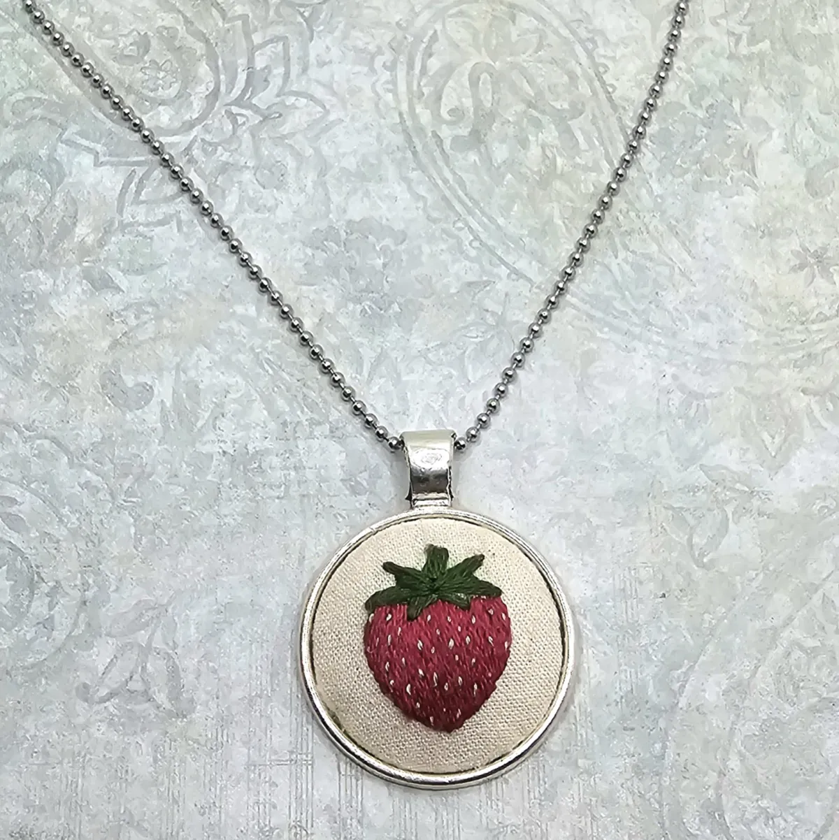 Strawberry Necklace view 5